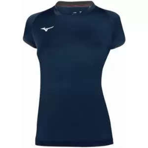 Image of Mizuno Core Short Sleeve T Shirt Womens - Blue
