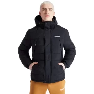 Image of Timberland Outdoor Archive Puffer Jacket For Men In Black Black, Size L