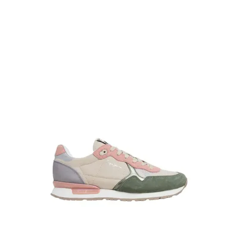 Image of Pepe Jeans Womens Trainers Pepe Jeans Brit Mix Marron Female 36