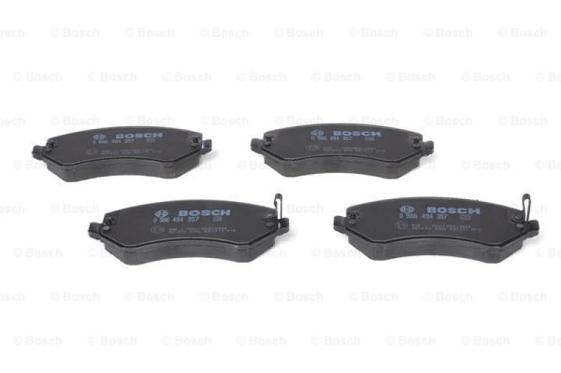 Image of Brake pad set Bosch 0 986 494 357