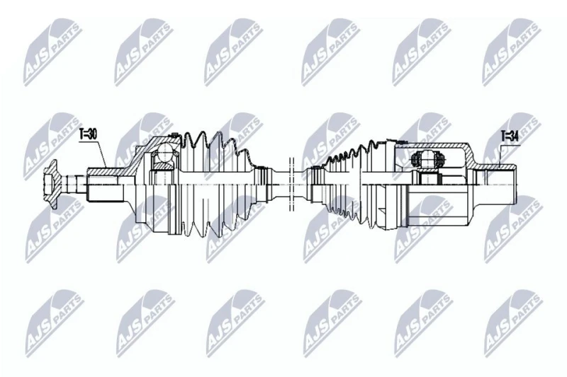 Image of NTY Drive shaft NTY NPW-ME-060