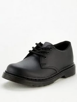 Image of Dr Martens Childrens 1461 Lace Up Shoes - Black