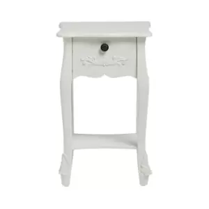 image of Antoinette 1 Drawer Nightstand White