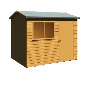 image of Shire Lewis 8 x 6ft Style C Reverse Apex Shed - Garden & Outdoor