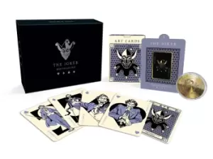 image of The Joker Collectable Pin Badge, Coin and Art Cards