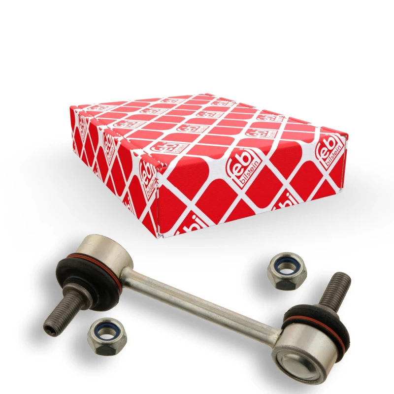 Image of FEBI BILSTEIN 31715 Anti-roll bar link OE Turbo NEW, Rear Axle Right Steel Link Stabiliser (3229)