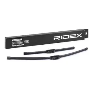 Image of RIDEX Wiper blade BMW,OPEL,SEAT 298W0106 61612407288,YQ00138980,YQ00139080 5F1955425,5F1955425A,5F1955426,5F1955426A,6F1955425,6F1955425A,6F1955426