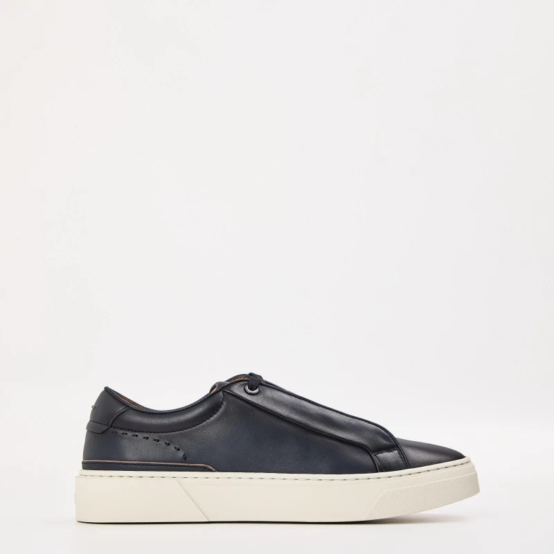 Image of Boss Mens Low-Top Trainers Blue male 6 (40)