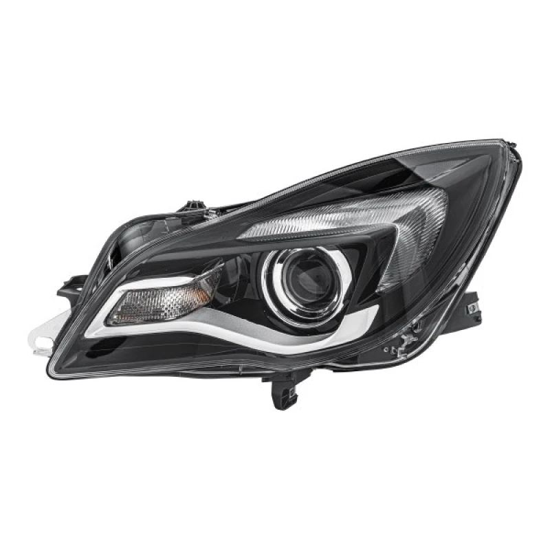 Image of HELLA 1EL 011 165-711 Headlights W21W, Left, with bulbs, Halogen Headlight (259)