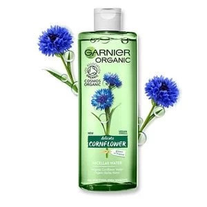 image of Garnier Organic Cornflower Micellar Water 400ml