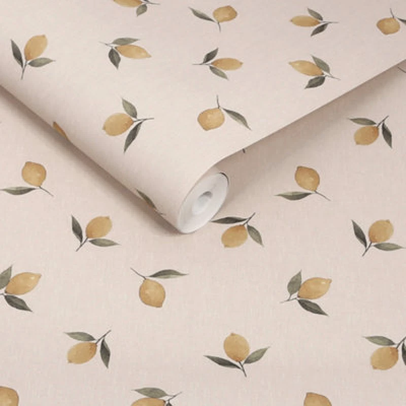 Image of Sophie Allport Lemons Soft Linen Wallpaper