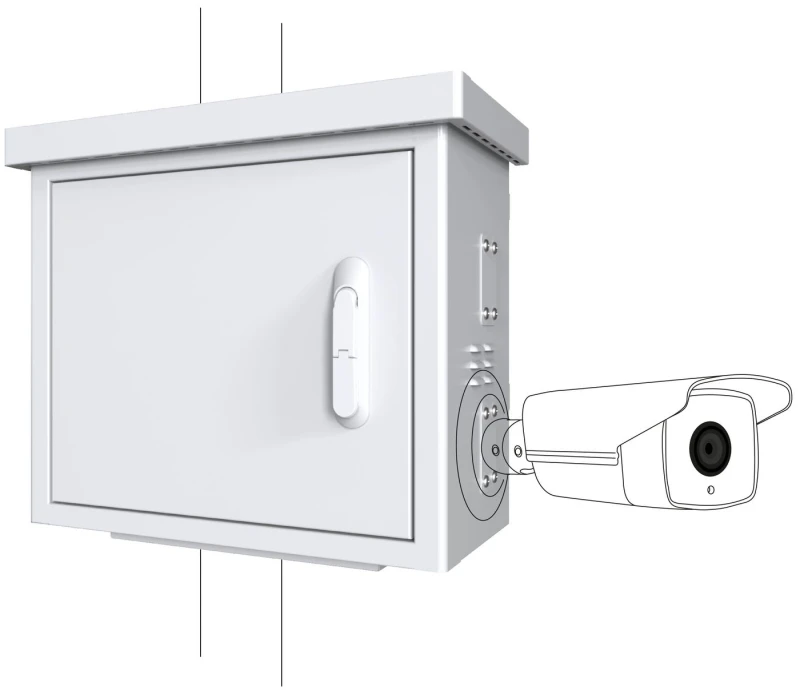 Image of Lanview RCCTV002 rack cabinet 0U White