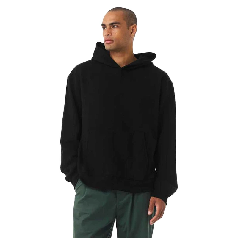 Image of Bella + Canvas Mens Heavyweight Hoodie in Black Size: XS Black Male XS