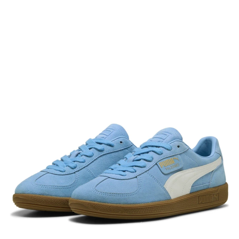 Image of Puma PUMA Palermo Womens Trainers Blue/Wht/Gum female 4 (37)