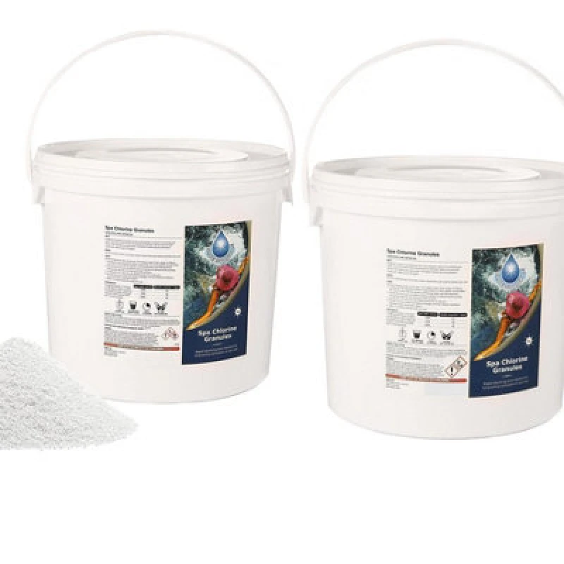 Image of Shatchi Blue Sparkle 10KG Chlorine Granules Water Treatment For Rapid Disinfecting And Cleaning Of Hot Tub Spa And Swimming Pool