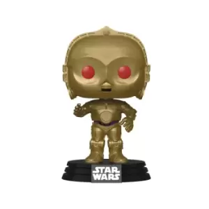 image of POP Star Wars E8 C-3PO Vinyl Figure