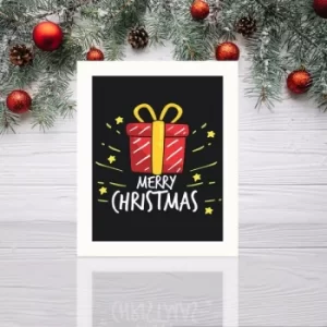 Image of BCTNOEL-009 Multicolor Decorative Framed MDF Painting