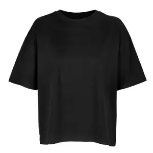 Image of SOLS Womens/Ladies Boxy Organic Oversized T-Shirt (L) (Deep Black)