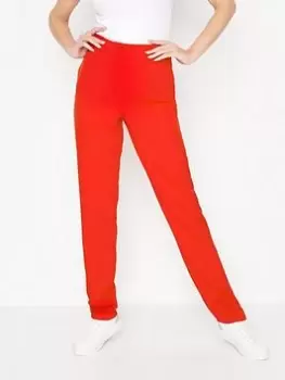 Image of Long Tall Sally Red Scuba Slim Leg Trouser, Blue, Size 10, Women