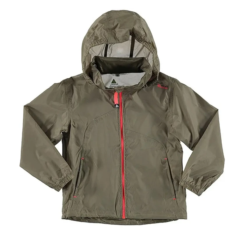Image of Girls' windbreaker Peak Mountain Marron Female 8 ans