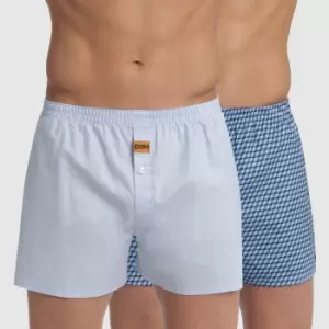Image of Pack of 2 Short Cotton Boxers