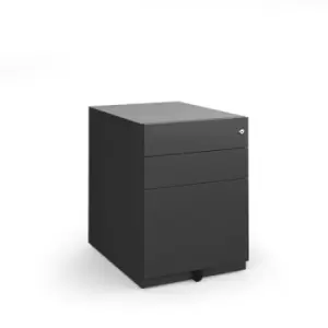 image of Bisley wide steel pedestal 420mm wide - black