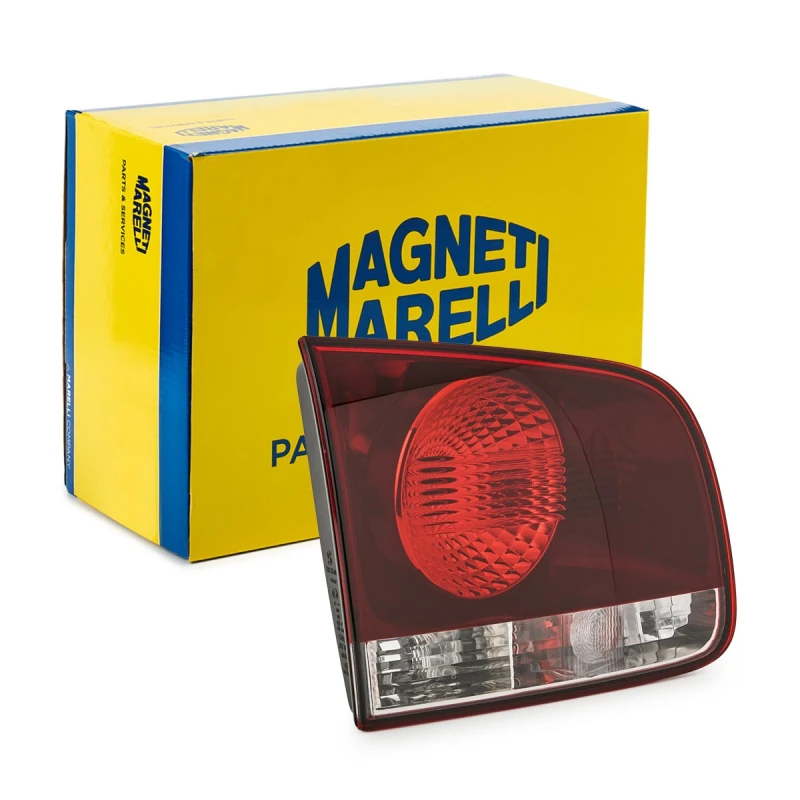 Image of MAGNETI MARELLI 714028260112 Rear light Inner Section, with bulb holder, Left, P21W Combination Rearlight (391)