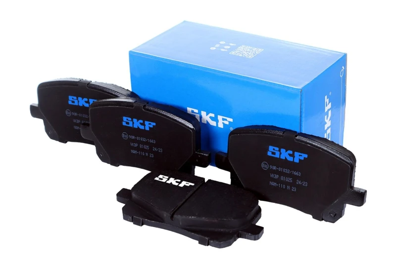 Image of SKF VKBP 81025 Brake pad set not prepared for wear warning indicator Brake Pad Set,disc brake (402)