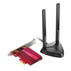 image of TP-LINK Archer TX3000E Internal Wireless PCI Express WLAN / Bluetooth 2402 Mbps Black Red