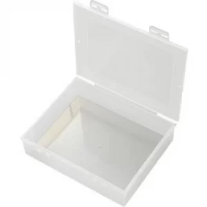 image of TRU COMPONENTS E-112 Assortment box (L x W x H) 191 x 157 x 47mm No. of compartments: 1 fixed compartments