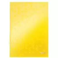 image of LEITZ Wow Notebook Ruled Paper Yellow