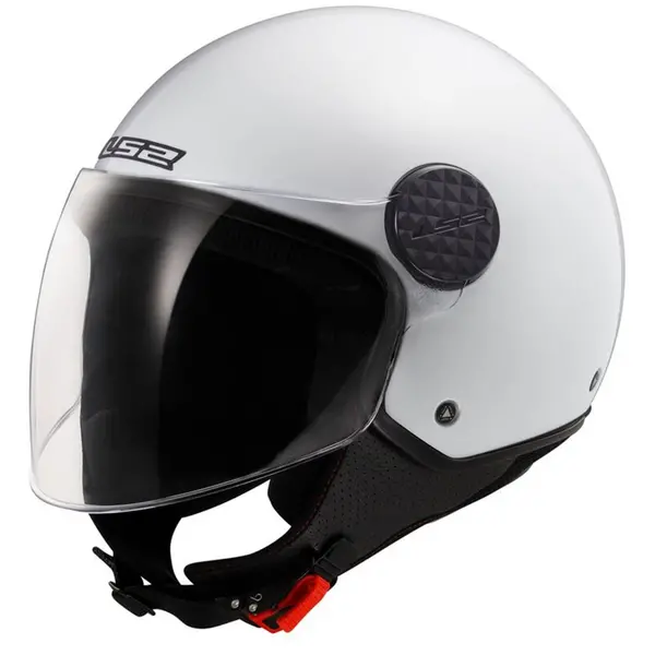 Image of LS2 OF558 Sphere Lux II Solid Gloss White Jet Helmet Size 2XL