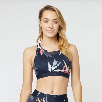 image of USA Pro Racer Back Sports Bra - Paradise Floral