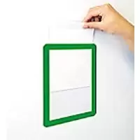 image of BEAVERSWOOD FRAMES4DOCS Document Frames OD-MFD5/10-GRE A5 Green Pack of 10