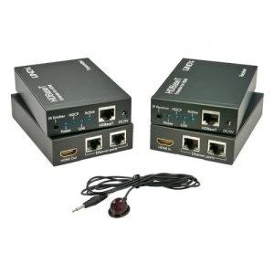 Image of Lindy 38119 AV extender AV transmitter & receiver Black