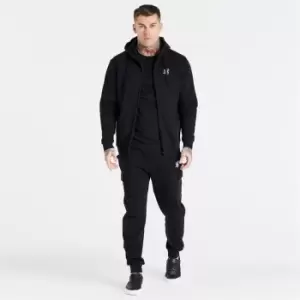 image of SikSilk Plain Zip Hoodie - Black