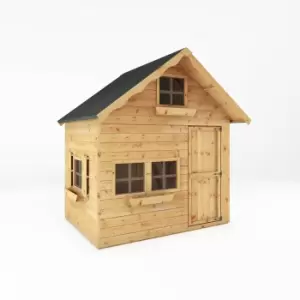 Image of Mercia 7ft x 5ft Swiss Cottage Double Storey Playhouse - Installation Included