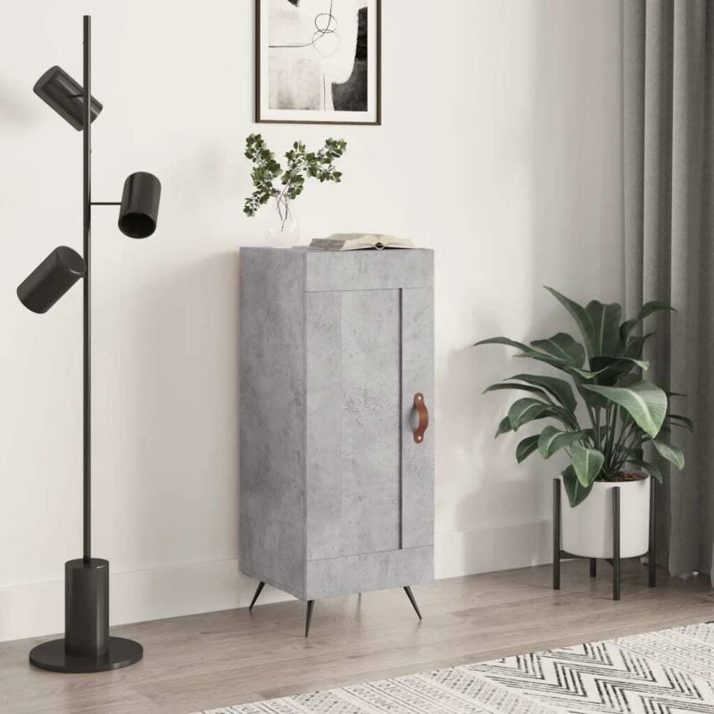 Image of VIDAXL Sideboard Concrete Grey 34.5x34x90cm Engineered Wood Vidaxl 8720845871314