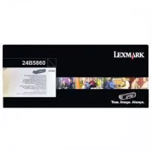 image of Lexmark 24B5860 Black Laser Toner Ink Cartridge