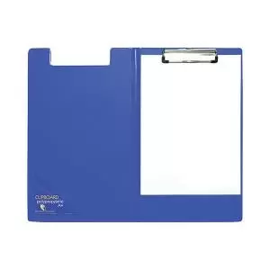 image of Seco Clipboard Foldover A4 Plus Blue 570-PVC-BU UP29364