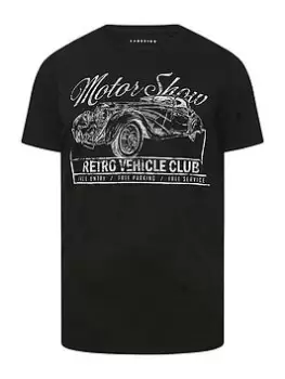 BadRhino Motor Show T-Shirt - Black, Size 7-8Xl, Men