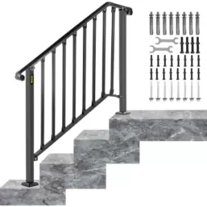 Handrail Picket #3 Fits 3 or 4 Steps Matte Black - main image