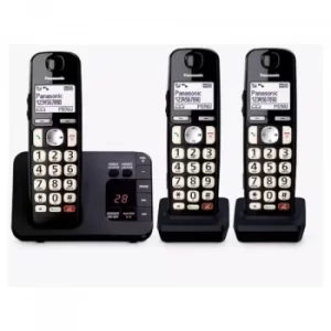 image of Panasonic KX-TGE823EB Trio Cordless Phone with Answer Machine