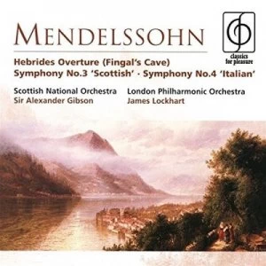 image of Hebrides Overture Symphonies No 3 & 4 by Felix Mendelssohn CD Album