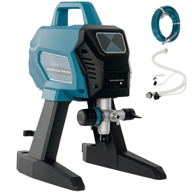 Image of HOMCOM HOMCOM Airless Paint Sprayer, Wall Spray Gun for DIY Painting, 200 Bar in Blue Blue One Size Unisex 5063603585683