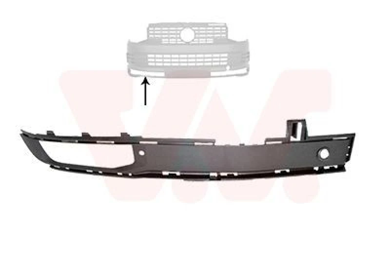 Image of VAN WEZEL Bumper cover VAN WEZEL 5791598