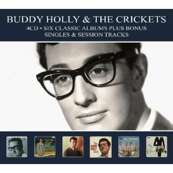 image of Buddy Holly & The Crickets - Six Classic Albums Plus Bonus Singles And Session Tracks CD