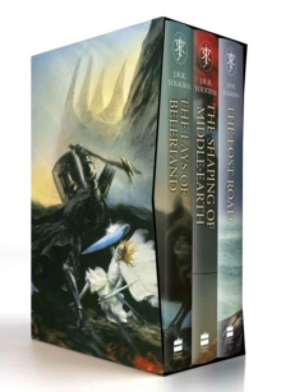 Image of The History of Middle-earth (Boxed Set 2) : The Lays of Beleriand, the Shaping of Middle-Earth & the Lost Road Multiple-component retail product, part