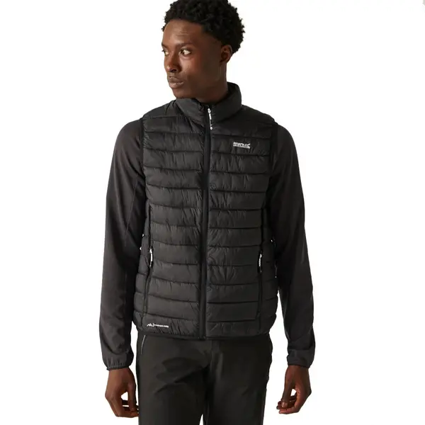 Image of Regatta Mens HillPack II Lightweight Padded Bodywarmer M - Chest 39-40' (99-101.5cm) Black RMB141-800-M