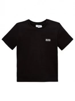 Image of Hugo Boss Classic Short Sleeve T-Shirt Black Size 12 Years Boys